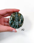 PICK YOUR OWN: 'VEINLESS' OCEAN JASPER PALM STONE (1st QUALITY) - Black Friday sale, emotional support, north carolina gem show, ocean jasper, palm stone, palmstone, veinless, veinless ocean jasper - The Mineral Maven