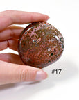 PICK YOUR OWN: 'VEINLESS' OCEAN JASPER PALM STONE (1st QUALITY) - Black Friday sale, emotional support, north carolina gem show, ocean jasper, palm stone, palmstone, veinless, veinless ocean jasper - The Mineral Maven