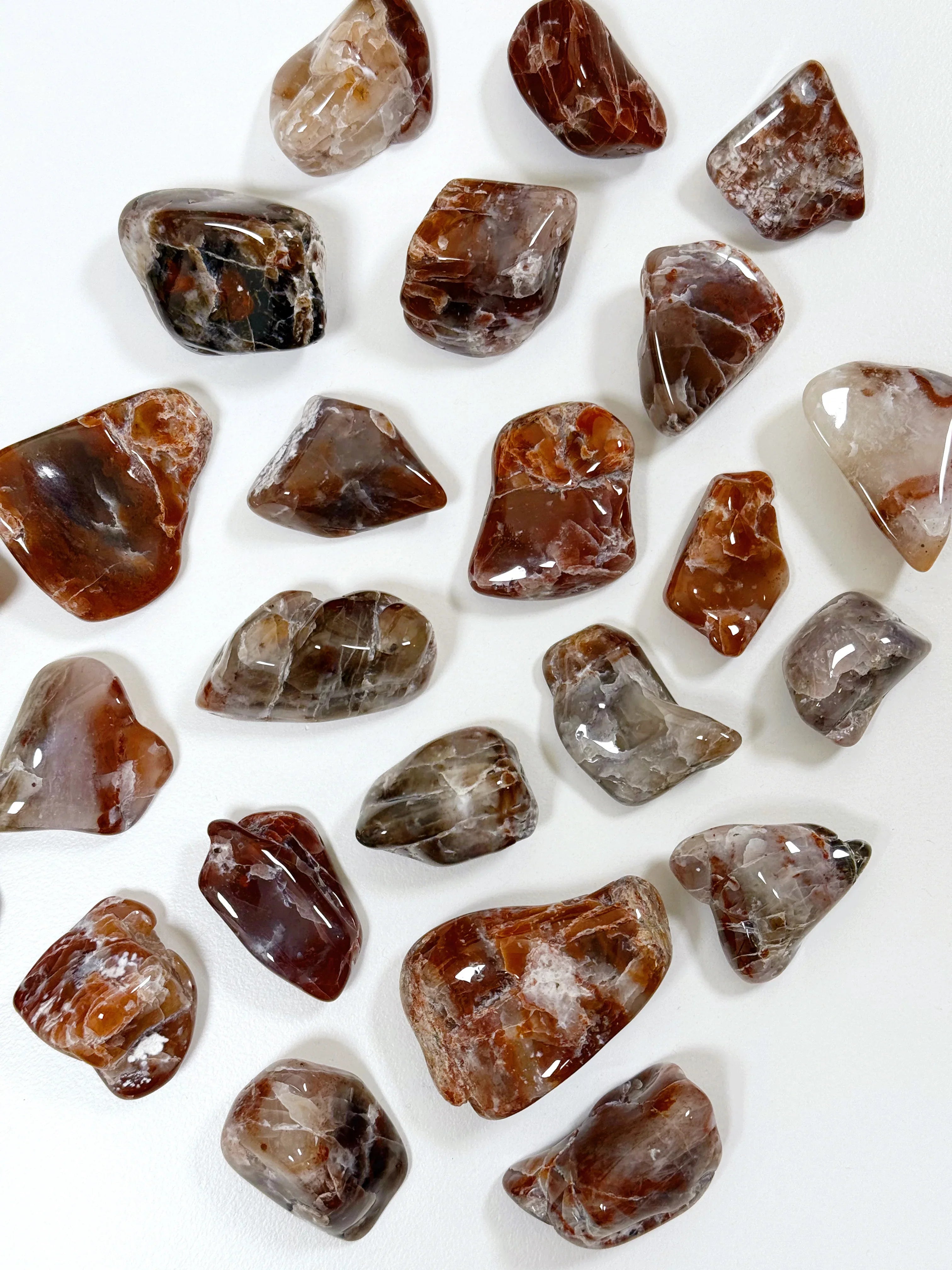PIGEON BLOOD AGATE TUMBLE - agate, pigeon blood agate, pocket crystal, pocket crystals, pocket stone, recently added, tumble, tumbled stone, tumbles - The Mineral Maven
