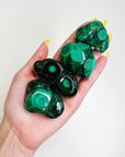 POLISHED MALACHITE - 2025 vibes, 33 bday, holiday sale, malachite, new year sale, polished stone, spring things, transform gift bundle - The Mineral Maven