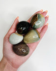 POLYCHROME JASPER PEBBLE - 33 bday, Black Friday sale, end of year sale, holiday sale, jasper, new year sale, palm stone, pebble, pocket crystal, pocket stone, polychrome jasper, tumble - The Mineral Maven