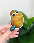 POTATO JASPER STICKER - 33 bday, 444 sale, Black Friday sale, googly eye, holiday sale, merch, new year sale, potato jasper, sticker - The Mineral Maven