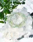 PREHNITE (FACETED) 6mm - HANDMADE CRYSTAL BRACELET - 10 Dec Inventory, 6mm, bracelet, bracelet inventory check, crystal bracelet, faceted, Friday the 13th, green, handmade bracelet, jewelry, June 2025 inventory check, libra, libra stack, market bracelet, prehnite, springtime, vernal vibes, Wearable - The Mineral Maven