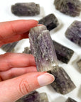 PURPLE TWINNED SPANISH ARAGONITE - aragonite, pocket crystal, pocket stone, purple aragonite, raw crystal, raw stone, recently added, rough crystal, Rough Stone - The Mineral Maven