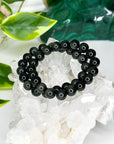 RAINBOW OBSIDIAN 10mm - HANDMADE CRYSTAL BRACELET - 10 Dec Inventory, 10mm, black, bracelet, bracelet inventory check, crystal bracelet, grief gift bundle, handmade bracelet, jewelry, June 2025 inventory check, market bracelet, obsidian, rainbow obsidian, scorpio, scorpio stack, solstice collection, virgo, virgo stack, Wearable, winter solstice collection - The Mineral Maven