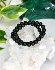 RAINBOW OBSIDIAN 8mm - HANDMADE CRYSTAL BRACELET - 10 Dec Inventory, 8mm, black, bracelet, bracelet inventory check, crystal bracelet, grief gift bundle, handmade bracelet, jewelry, June 2025 inventory check, market bracelet, obsidian, rainbow obsidian, scorpio, scorpio stack, single bracelet, solstice collection, virgo, virgo stack, Wearable, winter solstice collection - The Mineral Maven