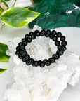 RAINBOW OBSIDIAN 8mm - HANDMADE CRYSTAL BRACELET - 10 Dec Inventory, 8mm, black, bracelet, bracelet inventory check, crystal bracelet, grief gift bundle, handmade bracelet, jewelry, June 2025 inventory check, market bracelet, obsidian, rainbow obsidian, scorpio, scorpio stack, single bracelet, solstice collection, virgo, virgo stack, Wearable, winter solstice collection - The Mineral Maven