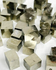 RAW PYRITE CUBE - POCKET SIZED - 2025 vibes, 33 bday, abundance gift bundle, Black Friday sale, career, crystals for beginners, cube, end of year sale, good luck + abundance, holiday sale, Leo szn, new year sale, pocket crystal, pyrite, pyrite cube, tucson update - The Mineral Maven