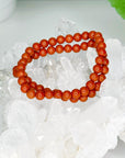 RED JASPER 6mm - HANDMADE CRYSTAL BRACELET - 6mm, aries, bracelet, cancer, crystal bracelet, fertility, fire, handmade bracelet, jewelry, June 2025 inventory check, leo, leo stack, market bracelet, red, red jasper, restocked, scorpio, virgo, Wearable - The Mineral Maven