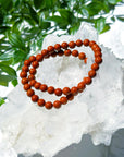 RED JASPER 6mm - HANDMADE CRYSTAL BRACELET - 6mm, aries, bracelet, cancer, crystal bracelet, fertility, fire, handmade bracelet, jewelry, June 2025 inventory check, leo, leo stack, market bracelet, red, red jasper, restocked, scorpio, virgo, Wearable - The Mineral Maven