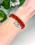 RED JASPER 6mm - HANDMADE CRYSTAL BRACELET - 6mm, aries, bracelet, cancer, crystal bracelet, fertility, fire, handmade bracelet, jewelry, June 2025 inventory check, leo, leo stack, market bracelet, red, red jasper, restocked, scorpio, virgo, Wearable - The Mineral Maven