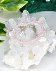 ROSE QUARTZ 4mm - HANDMADE CRYSTAL BRACELET - 10 Dec Inventory, 4mm, 5 year anniversary collection, aries, bracelet, cancer, capricorn, crystal bracelet, crystals for beginners, emotional support, grief gift bundle, handmade bracelet, jewelry, June 2025 inventory check, libra, love gift bundle, market bracelet, may day/beltane, pink, pisces, rose quartz, single bracelet, spring things, taurus, valentines bracelets, valentines vibes, Wearable - The Mineral Maven