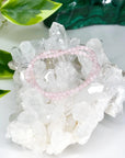 ROSE QUARTZ 4mm - HANDMADE CRYSTAL BRACELET - 10 Dec Inventory, 4mm, 5 year anniversary collection, aries, bracelet, cancer, capricorn, crystal bracelet, crystals for beginners, emotional support, grief gift bundle, handmade bracelet, jewelry, June 2025 inventory check, libra, love gift bundle, market bracelet, may day/beltane, pink, pisces, rose quartz, single bracelet, spring things, taurus, valentines bracelets, valentines vibes, Wearable - The Mineral Maven