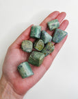 RUBY IN FUCHSITE TUMBLE - 33 bday, Black Friday sale, end of year sale, fuchsite, holiday sale, joy gift bundle, love gift bundle, new year sale, pocket crystal, pocket crystals, pocket stone, ruby, ruby in fuchsite, tumble, tumbled stone, tumbles, winter solstice - The Mineral Maven