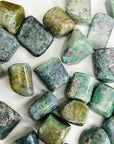 RUBY IN FUCHSITE TUMBLE - 33 bday, Black Friday sale, end of year sale, fuchsite, holiday sale, joy gift bundle, love gift bundle, new year sale, pocket crystal, pocket crystals, pocket stone, ruby, ruby in fuchsite, tumble, tumbled stone, tumbles, winter solstice - The Mineral Maven