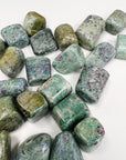 RUBY IN FUCHSITE TUMBLE - 33 bday, Black Friday sale, end of year sale, fuchsite, holiday sale, joy gift bundle, love gift bundle, new year sale, pocket crystal, pocket crystals, pocket stone, ruby, ruby in fuchsite, tumble, tumbled stone, tumbles, winter solstice - The Mineral Maven
