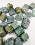 RUBY IN FUCHSITE TUMBLE - 33 bday, Black Friday sale, end of year sale, fuchsite, holiday sale, joy gift bundle, love gift bundle, new year sale, pocket crystal, pocket crystals, pocket stone, ruby, ruby in fuchsite, tumble, tumbled stone, tumbles, winter solstice - The Mineral Maven