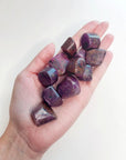 RUBY TUMBLE - 2025 vibes, 33 bday, Black Friday sale, cancer season, end of year sale, flash sale, holiday sale, joy gift bundle, leo season, new year sale, pocket crystal, ruby, spring equinox, summer solstice, tumble, winter solstice - The Mineral Maven