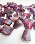 RUBY TUMBLE - 2025 vibes, 33 bday, Black Friday sale, cancer season, end of year sale, flash sale, holiday sale, joy gift bundle, leo season, new year sale, pocket crystal, ruby, spring equinox, summer solstice, tumble, winter solstice - The Mineral Maven