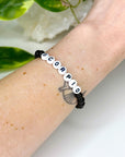 'SCORPIO' SILVER SHEEN OBSIDIAN 6mm - HANDMADE CRYSTAL BRACELET - 10 Dec Inventory, 6mm, astro collection, black, bracelet, bracelet inventory check, crystal bracelet, handmade bracelet, jewelry, June 2025 inventory check, obsidian, scorpio, Scorpio Season, scorpio stack, silver sheen obsidian, water, Wearable - The Mineral Maven
