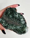 SERAPHINITE SLAB 2 - 2025 vibes, 33 bday, 444 sale, Black Friday sale, holiday sale, new beginnings, new year sale, one of a kind, OOAK, polished, seraphinite, slab - The Mineral Maven