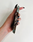 SERAPHINITE SLAB 2 - 33 bday, 444 sale, holiday sale, new year sale, one of a kind, OOAK, polished, seraphinite, slab - The Mineral Maven
