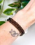 SMOKY QUARTZ 6mm - HANDMADE CRYSTAL BRACELET - 6mm, bracelet, brown, capricorn, crystal bracelet, crystals for beginners, earth, handmade bracelet, jewelry, June 2025 inventory check, market bracelet, mercury retrograde, mercury rx, scorpio, smoky quartz, virgo, Wearable - The Mineral Maven
