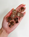 SMOKY QUARTZ MUSHROOM - 33 bday, 444 sale, Black Friday sale, crystals for beginners, end of year sale, grief gift bundle, holiday sale, mushroom, new year sale, pocket crystal, polished, quartz, smoky, smoky quartz, smoky quartz mushroom - The Mineral Maven