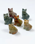 SOAPSTONE CRITTERS (SMALL) - alligator, bear, bird, camel, cat, cobra, coyote, critter, crystal critter, dog, elephant, frog, frog on leaf, hog, horned lizard, horny toad, horse, iguana, lion, new critter drop, pelican, pig, roadrunner, snail, snake, soapstone, tortoise, turtle - The Mineral Maven