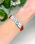 'STRENGTH' RED JASPER 6mm - HANDMADE CRYSTAL BRACELET - 10 Dec Inventory, 6mm, aries, aries stack, bracelet, bracelet inventory check, cancer, cancer stack, crystal bracelet, fertility, fire, handmade bracelet, jewelry, June 2025 inventory check, leo, leo stack, market bracelet, mercury retrograde stack, red, red jasper, scorpio, scorpio stack, valentines bracelets, valentines vibes, virgo, virgo stack, Wearable - The Mineral Maven