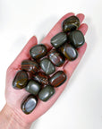 TIGER IRON CHONK - 2025 vibes, 33 bday, Black Friday sale, chonk, end of year sale, focus gift bundle, holiday sale, Leo szn, pocket crystal, pocket stone, tiger iron, tumble, tumbled, tumbled stone - The Mineral Maven