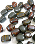 TIGER IRON CHONK - 2025 vibes, 33 bday, Black Friday sale, chonk, end of year sale, focus gift bundle, holiday sale, Leo szn, pocket crystal, pocket stone, tiger iron, tumble, tumbled, tumbled stone - The Mineral Maven