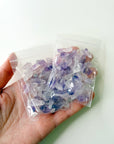 URUGUAYAN AMETHST BAGGIE (30g) - amethyst, baggie, crystal grid, crystal grids, crystals for beginners, raw crystal, raw point, raw stone, Uruguayan amethyst - The Mineral Maven