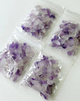 URUGUAYAN AMETHST BAGGIE (30g) - amethyst, baggie, crystal grid, crystal grids, crystals for beginners, raw crystal, raw point, raw stone, Uruguayan amethyst - The Mineral Maven