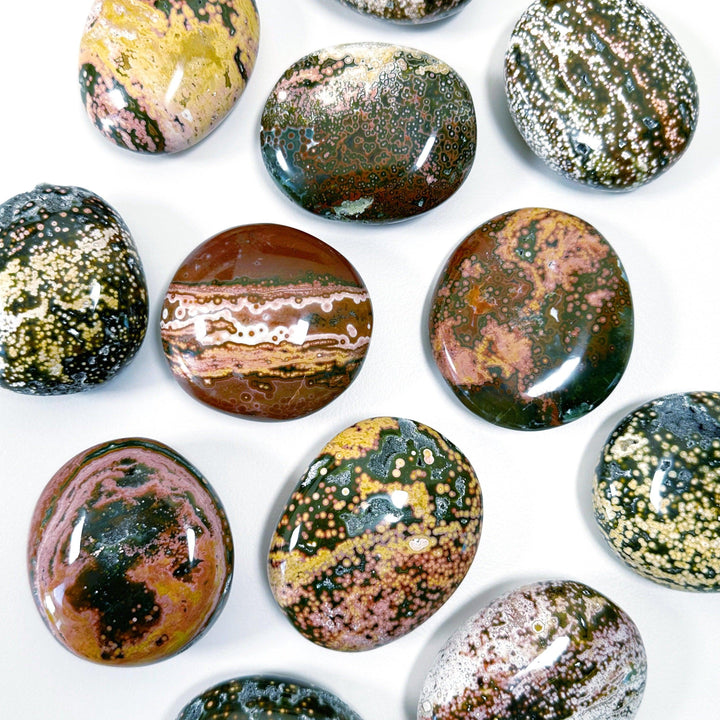 'VEINLESS' OCEAN JASPER PALM STONE (1st QUALITY)
