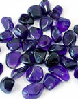 "VIOLET FLAME" AMETHYST TUMBLE - amethyst, Black Friday sale, crystals for beginners, pocket crystal, pocket crystals, pocket stone, spring things, violet flame, violet flame amethyst, winter solstice, zambian amethyst - The Mineral Maven