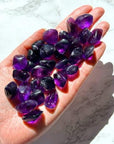 "VIOLET FLAME" AMETHYST TUMBLE - amethyst, Black Friday sale, crystals for beginners, pocket crystal, pocket crystals, pocket stone, spring things, violet flame, violet flame amethyst, winter solstice, zambian amethyst - The Mineral Maven