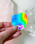 "YOU ARE WORTH IT" HEART STICKER - Black Friday sale, energy tool, heart sticker, merch, sticker, valentines vibes - The Mineral Maven