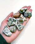 8TH VEIN OCEAN JASPER TUMBLE (EXTRA GRADE) - 8th vein, Black Friday sale, emotional support, end of year sale, ocean jasper, pocket crystal, pocket stone, tumble - The Mineral Maven