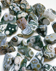 8TH VEIN OCEAN JASPER TUMBLE (EXTRA GRADE) - 8th vein, Black Friday sale, emotional support, end of year sale, ocean jasper, pocket crystal, pocket stone, tumble - The Mineral Maven