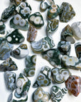 8TH VEIN OCEAN JASPER TUMBLE (EXTRA GRADE) - 8th vein, Black Friday sale, emotional support, end of year sale, ocean jasper, pocket crystal, pocket stone, tumble - The Mineral Maven