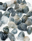 BLUE TARA QUARTZ TUMBLE - blue tara, blue tara quartz, crystals for community, nightshade quartz, pocket crystal, pocket crystals, pocket stone, quartz, recently added, tumble, tumbled, tumbled stone, tumbles - The Mineral Maven
