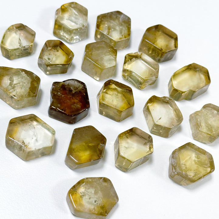 ZAMBIAN CITRINE COIN (POLISHED)
