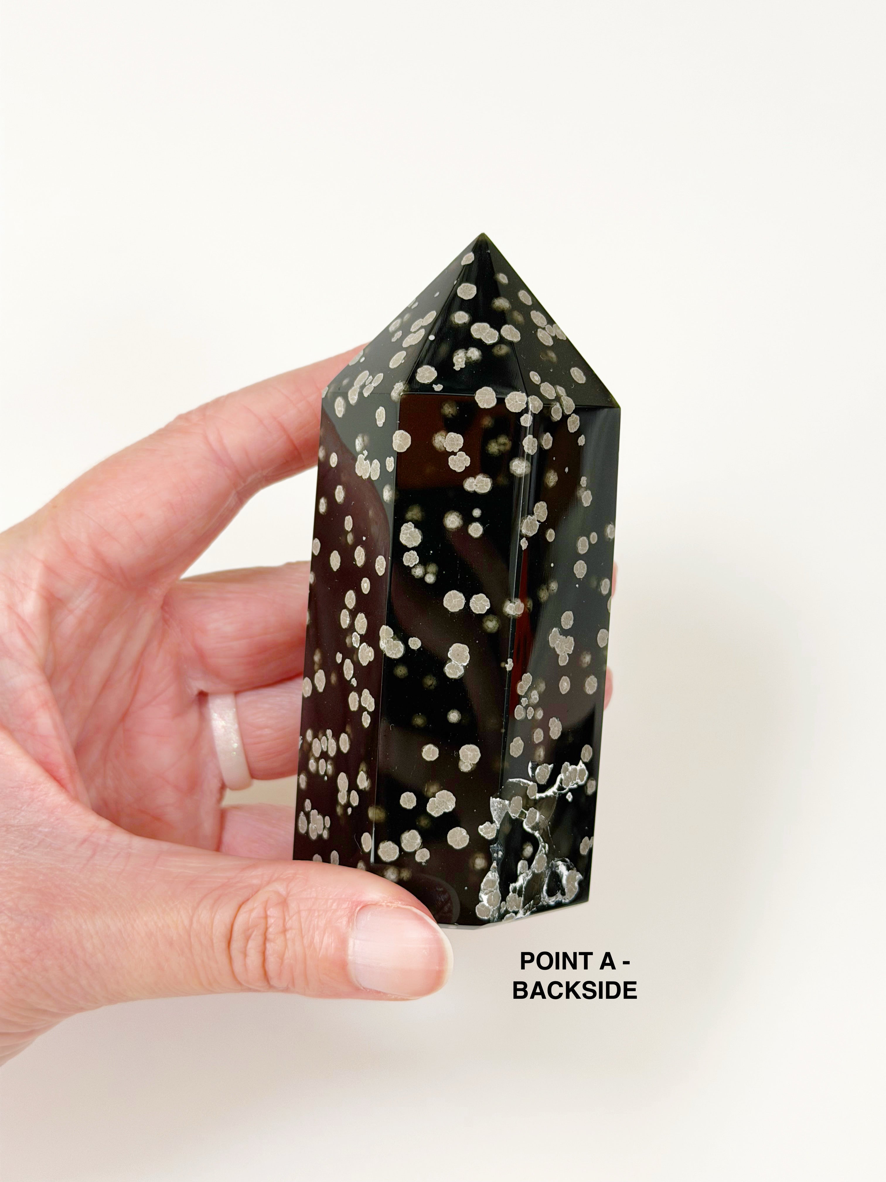 PICK YOUR OWN: STARDUST OBSIDIAN POINT