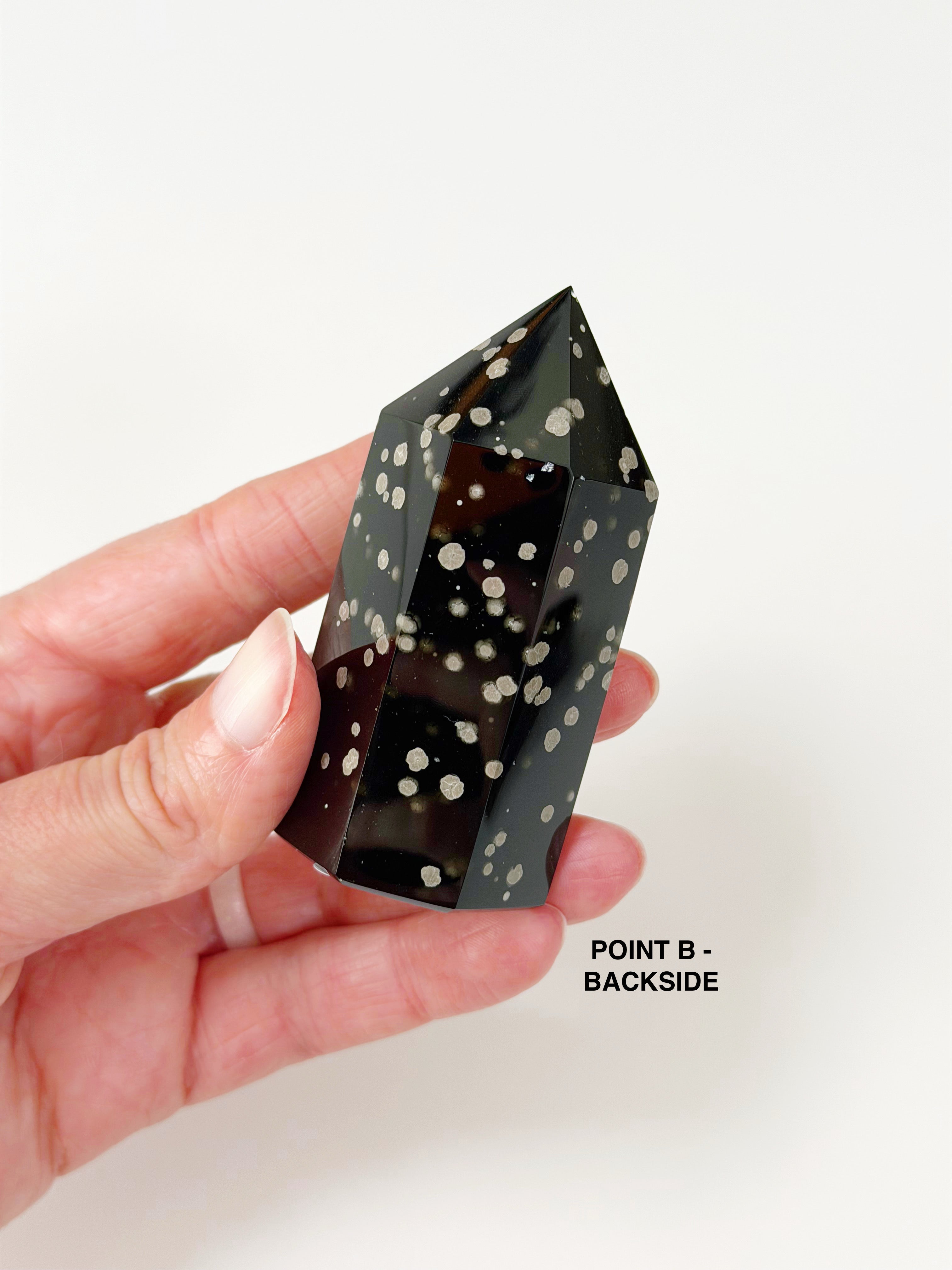 PICK YOUR OWN: STARDUST OBSIDIAN POINT