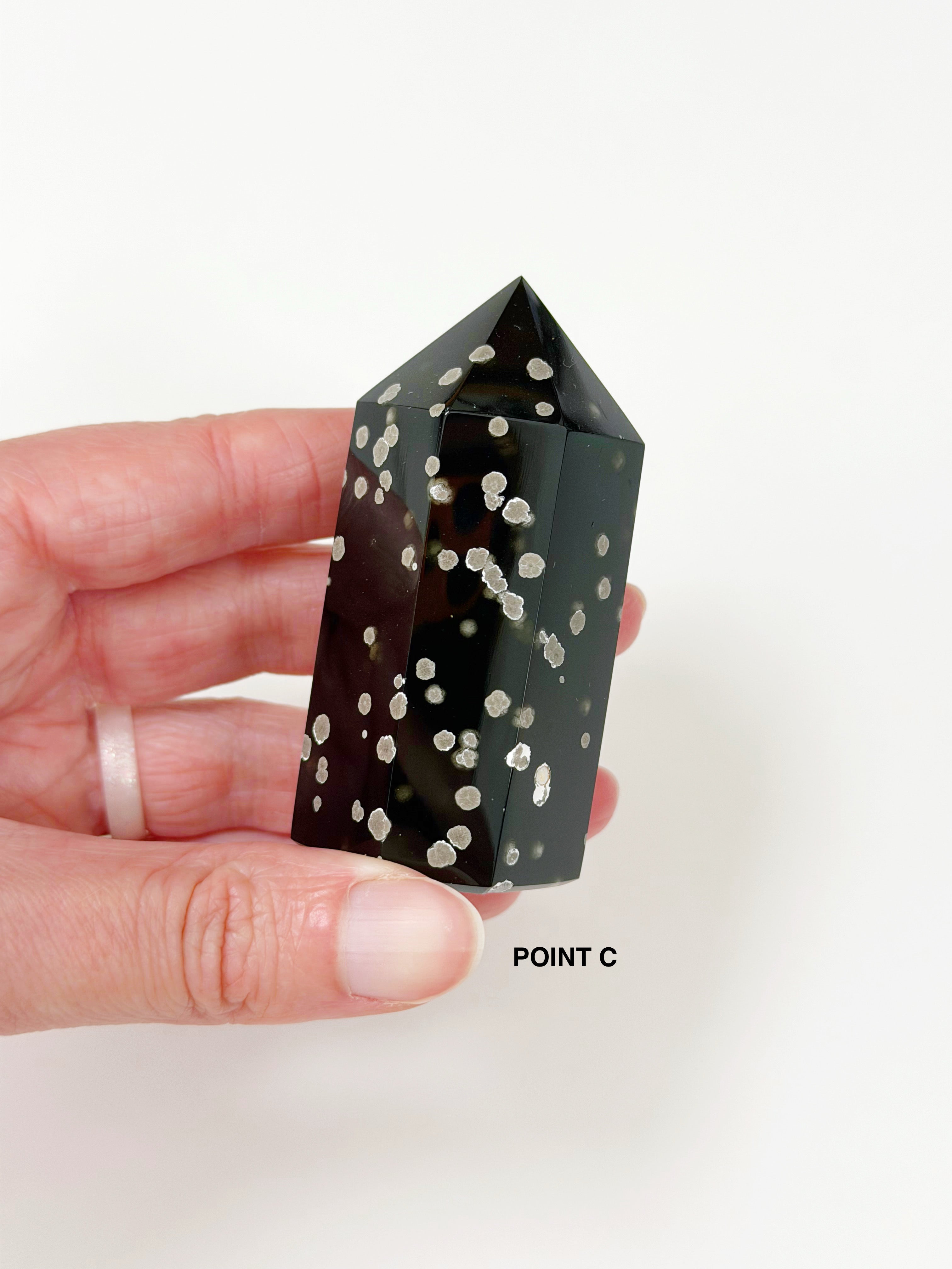 PICK YOUR OWN: STARDUST OBSIDIAN POINT