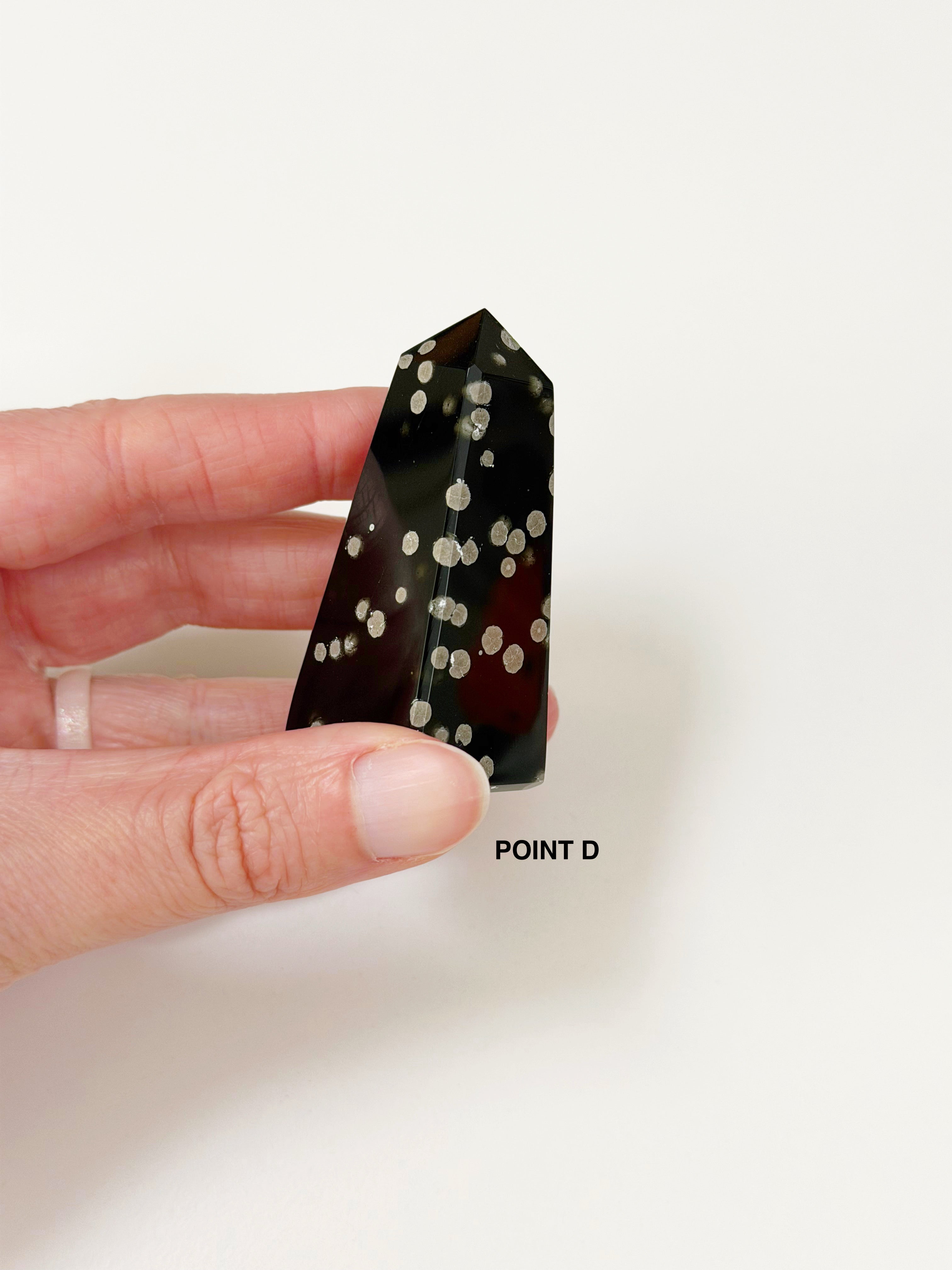 PICK YOUR OWN: STARDUST OBSIDIAN POINT