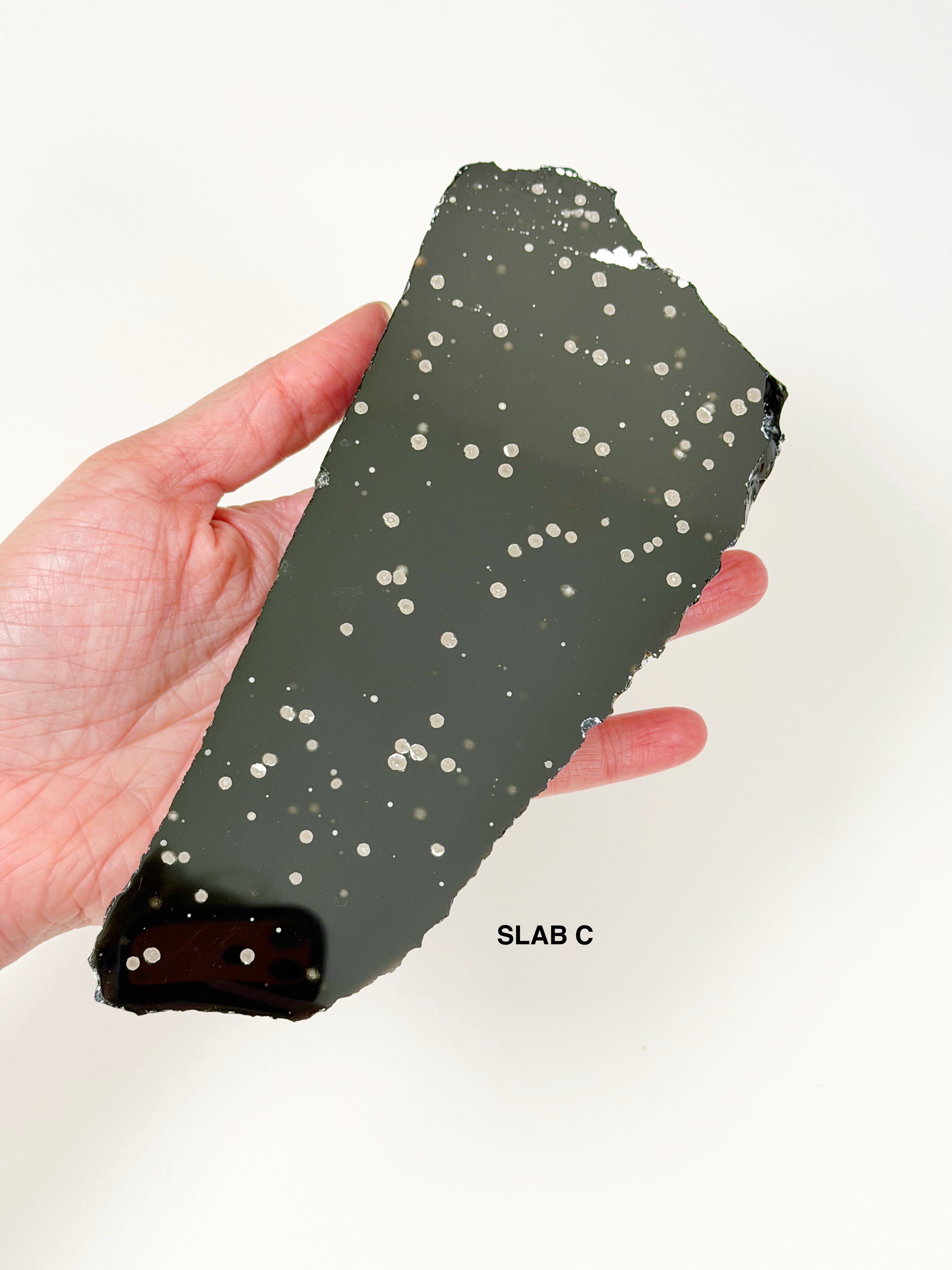 PICK YOUR OWN: STARDUST OBSIDIAN SLAB