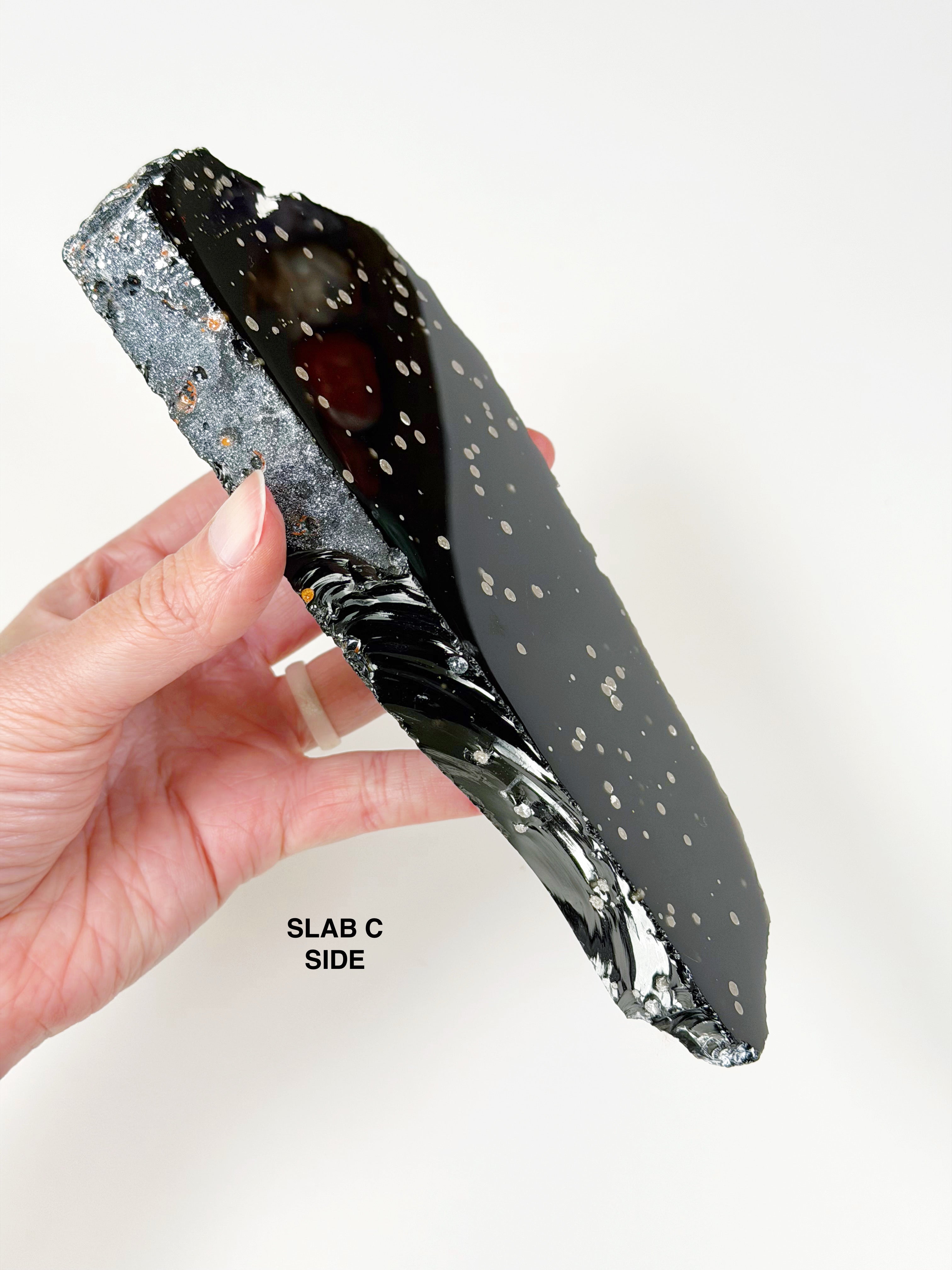 PICK YOUR OWN: STARDUST OBSIDIAN SLAB
