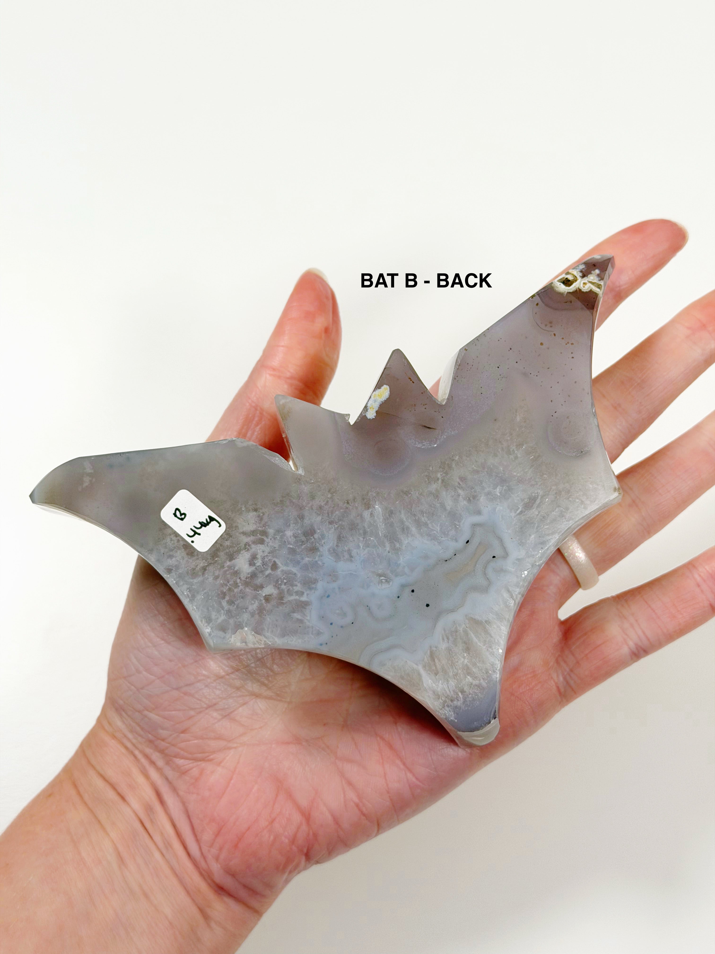 PICK YOUR OWN: DRUZY AGATE BAT